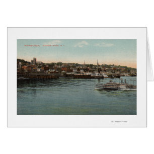 Newburgh, NY - Waterfront view of Hudson River Cards