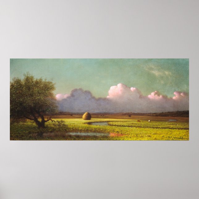 Newbury Marshes - Martin Heade Fine Art Poster (Front)