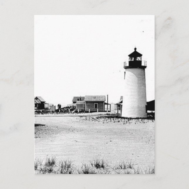 Newburyport Harbor Lighthouse Postcard (Front)