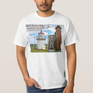 Newburyport Harbor Range Lights, Mass. T-Shirt
