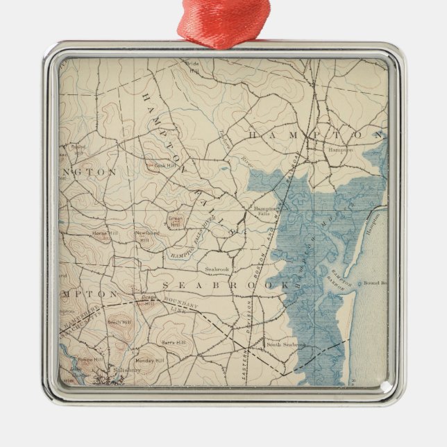 Newburyport, Massachusetts Metal Ornament (Front)