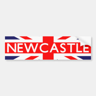 Newcastle : British Flag Bumper Sticker