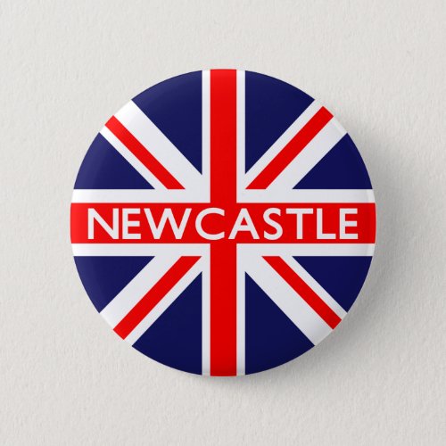 Newcastle  British Flag Button