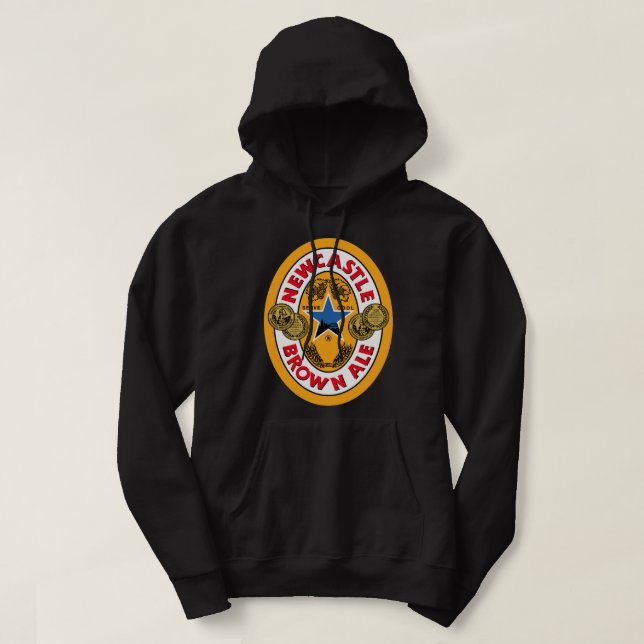 Newcastle brown ale beer hoodie (Design Front)