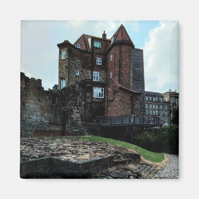 Newcastle castle , ruins magnet (Front)