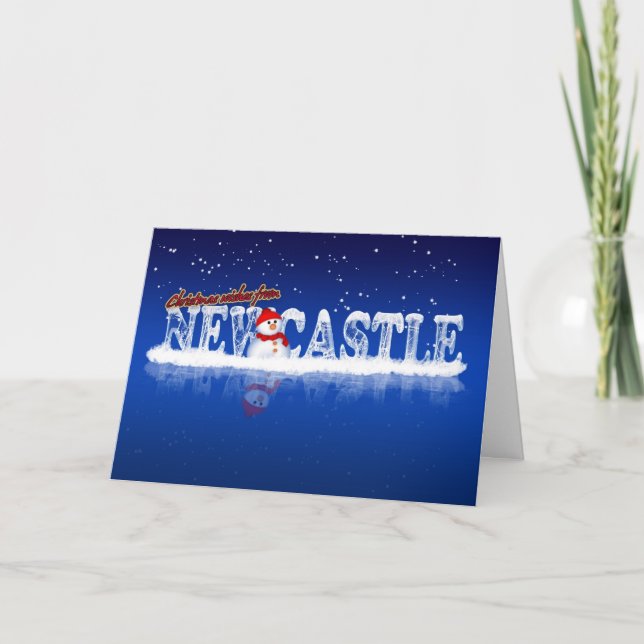 Newcastle Christmas Card - Christmas Wishes (Front)