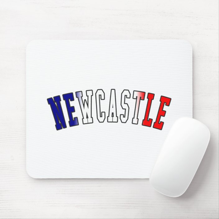 Newcastle in Australia National Flag Colors Mousepad
