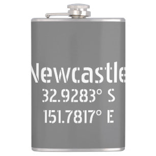 Newcastle NSW Latitude Longitude Flask