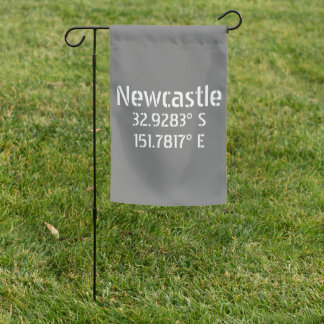 Newcastle NSW Latitude Longitude   Garden Flag