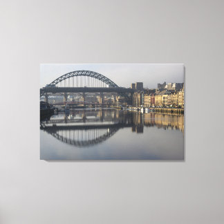 Newcastle Quayside & the Tyne Bridge Canvas Print