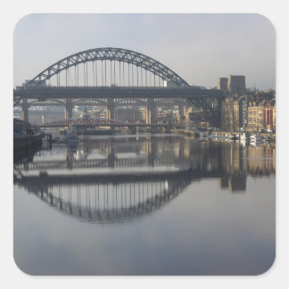 Newcastle Quayside & the Tyne Bridge Square Sticker