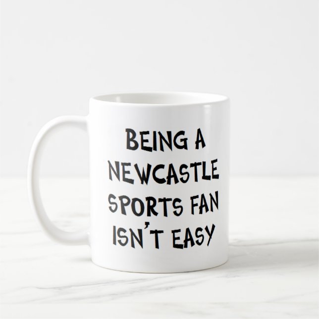newcastle sports fan, being coffee mug (Left)