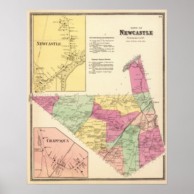 Newcastle, Town Poster (Front)