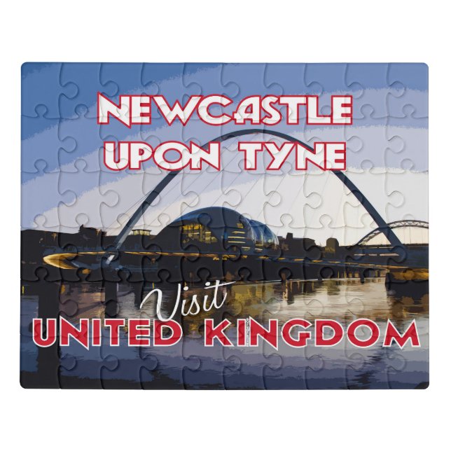 Newcastle Upon Tyne, Visit UK... Jigsaw Puzzle (Puzzle Horizontal)