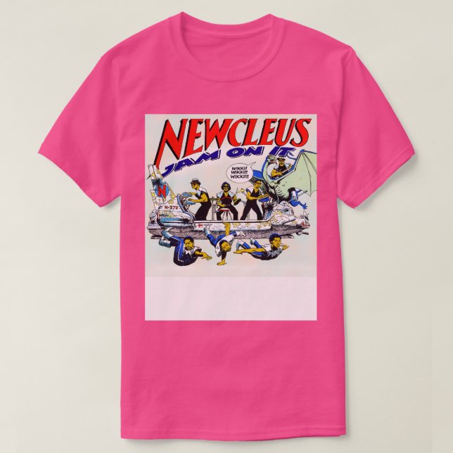 Newcleus Jam On It Spaceship T-Shirt (Design Front)