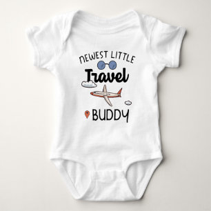 Newest Little Travel Buddy Baby Bodysuit