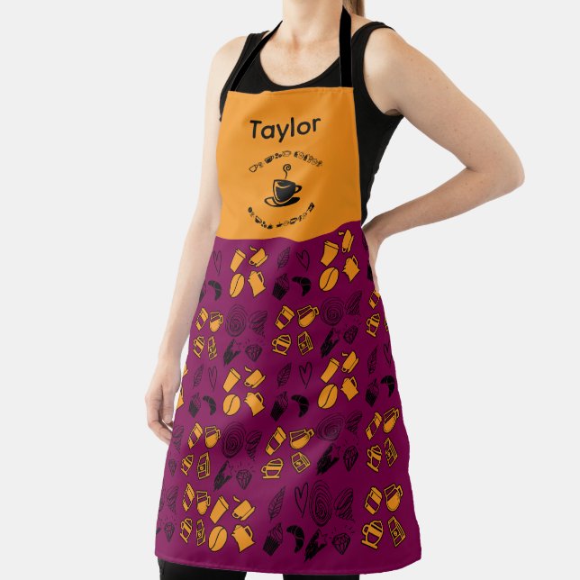 Newest Modern Elegant Chic stylish Personalized  Apron (Insitu)