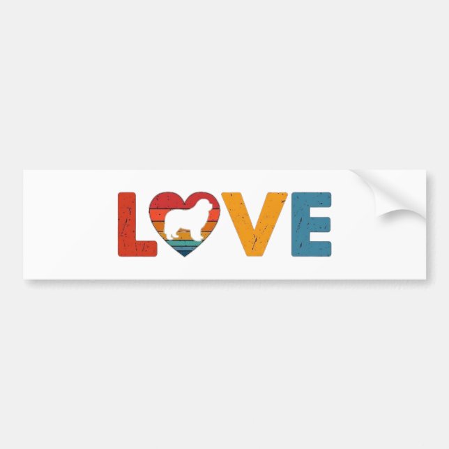 Newf Lover Bumper Sticker (Front)