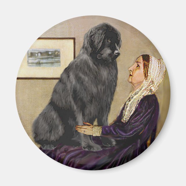 Newfie 1 - Whistler's Mother Magnet (Front)