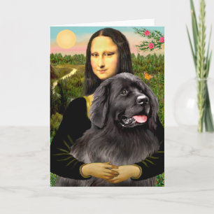 Newfie 2 - Mona Lisa Card