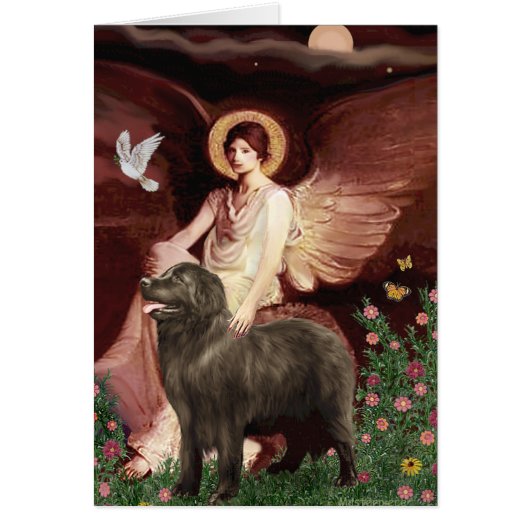 Newfie (brown) - Seated Angel (Front)