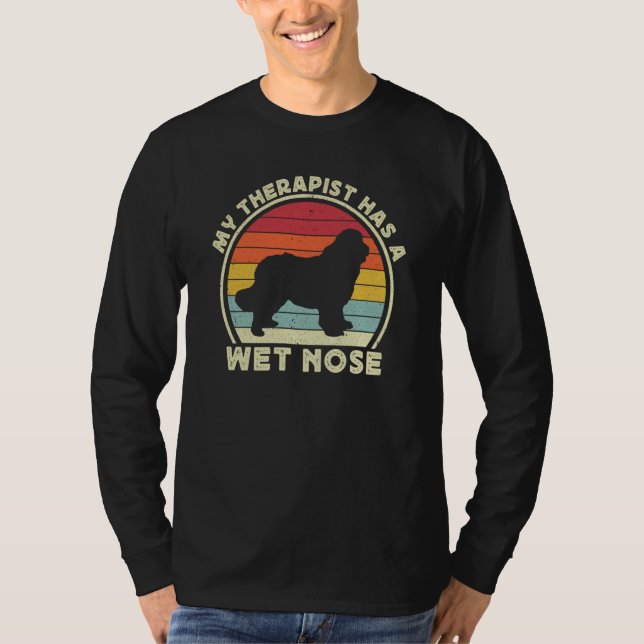 Newfie For Men Women Newfy Newfoundland Dog Dad Mo T-Shirt (Front)