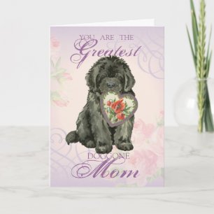 Newfie Heart Mom Card