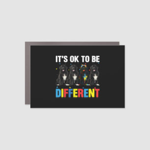 Newfie   It's OK To Be Different   Funny Newfie Car Magnet