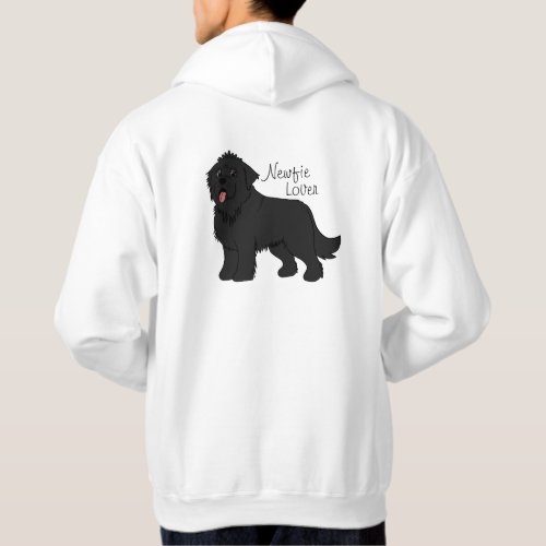 Newfie Lover Black Newfoundland Dog Hoodie