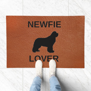 newfie lover newfoundland dog doormat