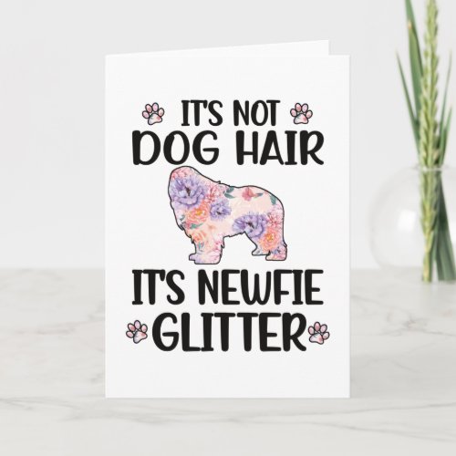 Newfie Lover Newfoundland Dog Owner Newfie Mom Dad Card