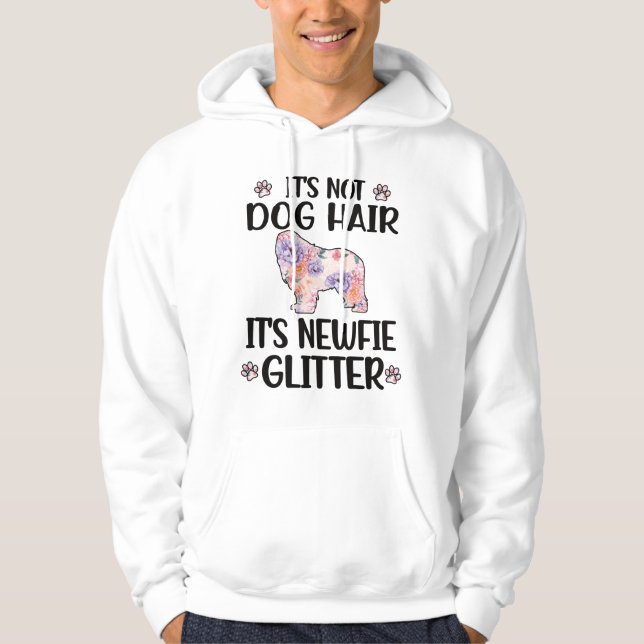 Newfie Lover Newfoundland Dog Owner Newfie Mom Dad Hoodie (Front)