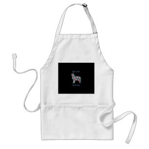 Newfie mama   newfoundland dog mom present adult apron