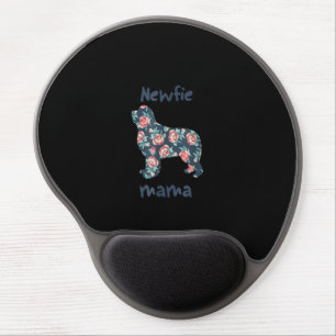Newfie mama   newfoundland dog mom present gel mouse pad