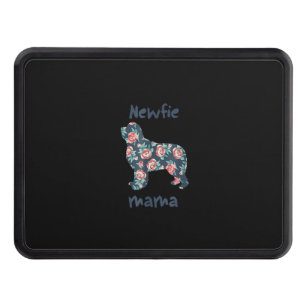 Newfie mama   newfoundland dog mom present hitch cover