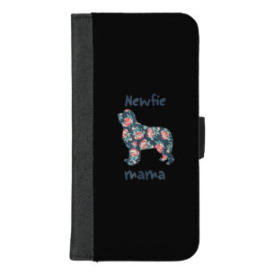 Newfie mama Newfoundland dog mom present iPhone 8/7 Plus Wallet Case