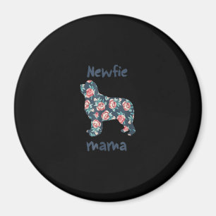Newfie mama newfoundland dog mom present magnet