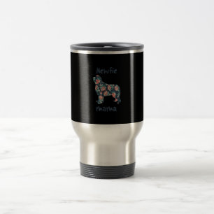 Newfie mama Newfoundland dog mom present Travel Mug