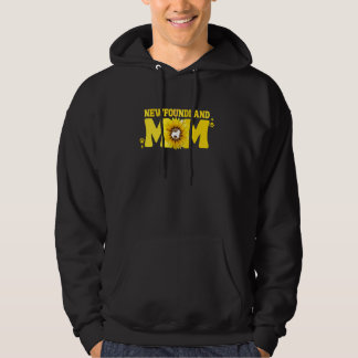 Newfie Mom For Women Newfy Newfoundland Dog Mom Su Hoodie