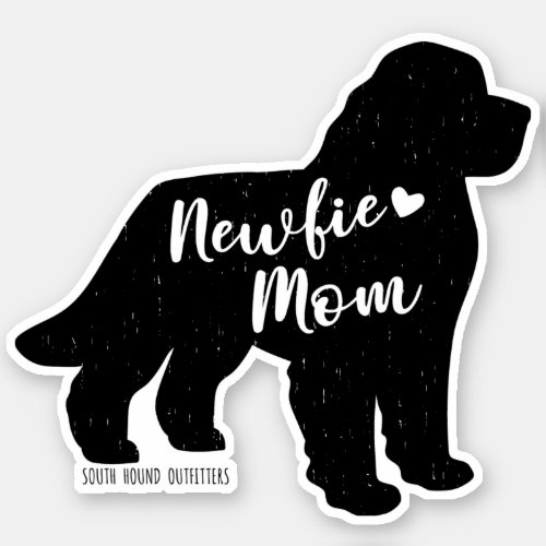 Newfie Mom Newfoundland Custom_Cut Vinyl Sticker