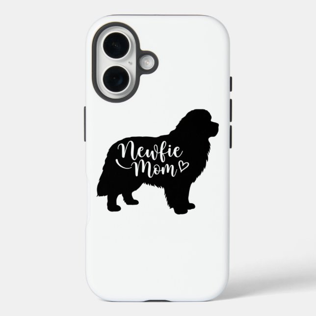 Newfie Mom - Newfoundland Mom - Newfie Dog Moms Case-Mate iPhone Case (Back)