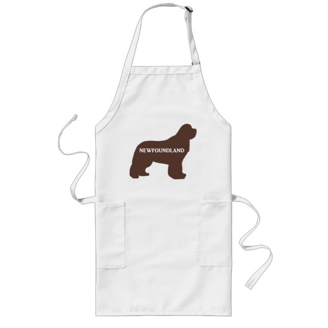 newfie name silo brown long apron (Front)