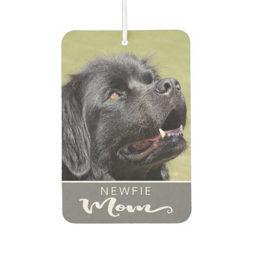 Newfie Newfoundland Mom Insert Dogs Picture Air Freshener