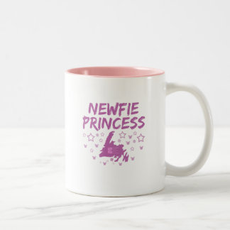 Newfie Princess Newfoundland Two-Tone Coffee Mug
