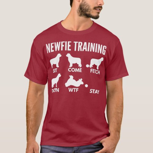 Newfie Training _ Newfoundland Dog Tricks T_Shirt