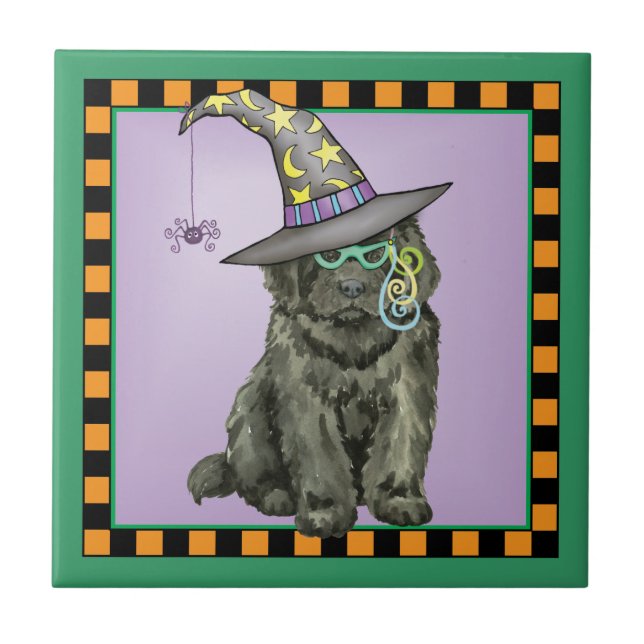 Newfie Witch Tile (Front)
