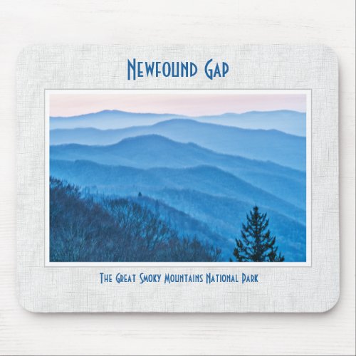 Newfound Gap Sunrise Great Smoky Mountains Mouse Pad