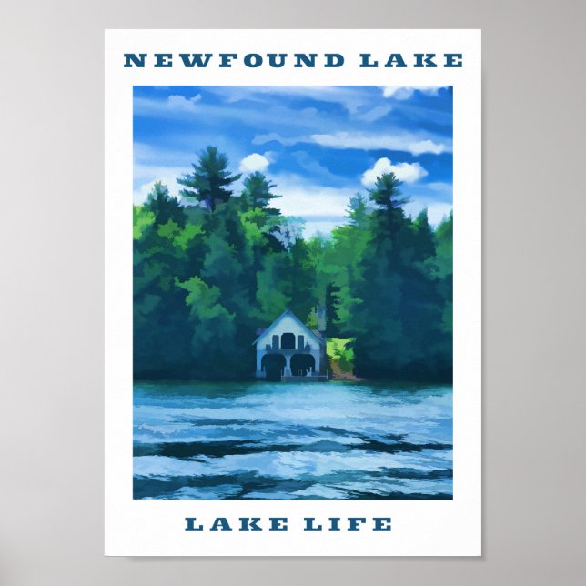 Newfound Lake - Lake Life Poster (Front)