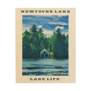 Newfound Lake - Lake Life Wood Wall Art