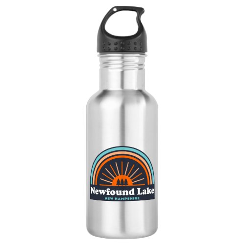 Newfound Lake New Hampshire Rainbow Stainless Steel Water Bottle